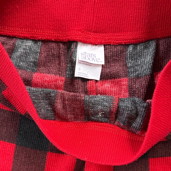 Stars Above Red and Black Plaid Pajama Set NWOT - Picture 5 of 5